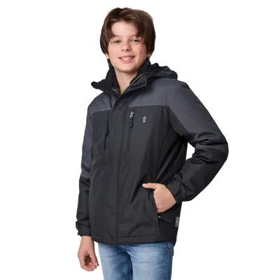 Free Country Kids' Boys' Oasis 3-in-1 Systems Jacket In Black