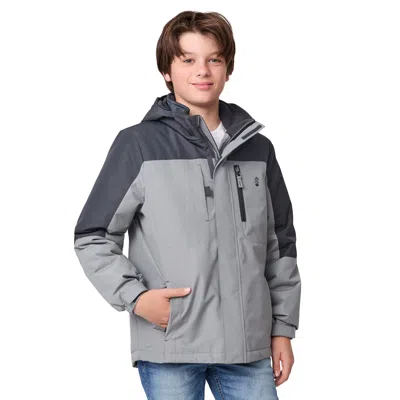 Free Country Kids' Boys' Oasis 3-in-1 Systems Jacket In Gray