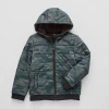 Free Country Boys Reversible Lightweight Quilted Jacket In Gray
