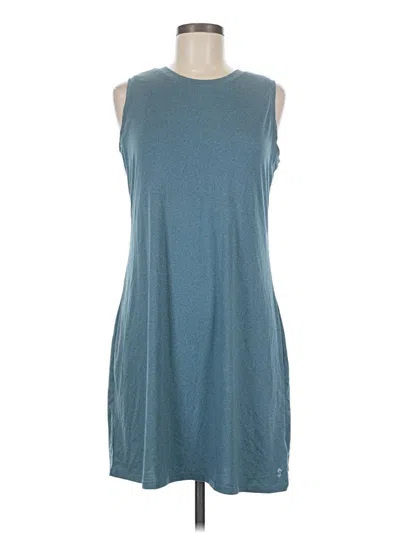 Pre-owned Free Country Casual Dress In Blue
