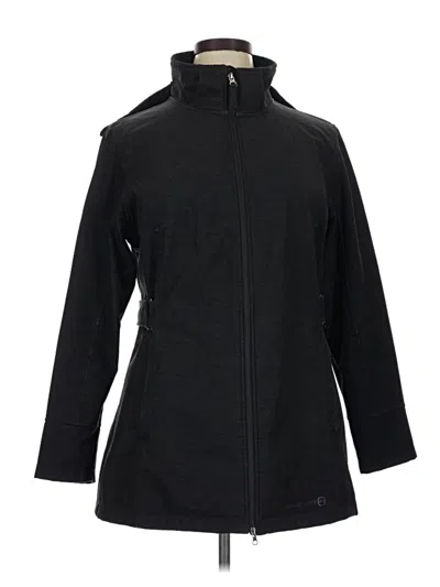 Pre-owned Free Country Coat In Black
