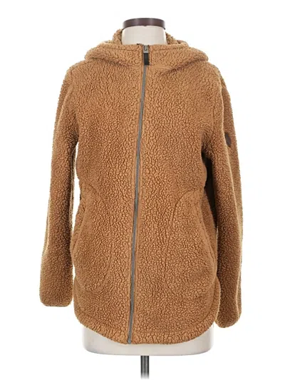 Pre-owned Free Country Coat In Brown