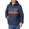 Free Country Colorblock Puffer Jacket In Blue