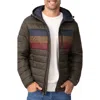 Free Country Colorblock Puffer Jacket In Green
