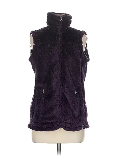 Pre-owned Free Country Faux Fur Vest In Purple