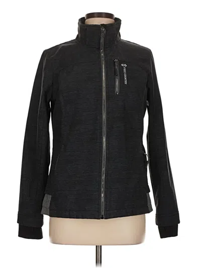 Pre-owned Free Country Jacket In Black