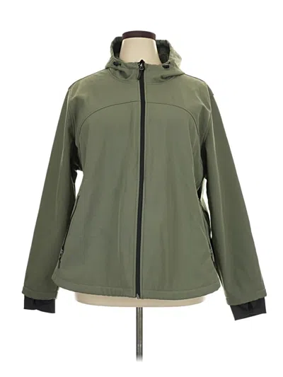Pre-owned Free Country Jacket In Green
