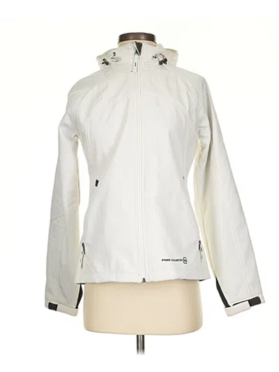 Pre-owned Free Country Jacket In White
