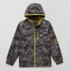 Free Country Little & Big Kid Boys Fleece Water Resistant Lightweight Windbreaker In Black