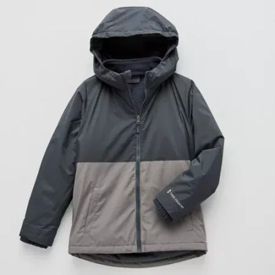 Free Country Little & Big Kid Boys Water Resistant Wind Resistant Midweight Puffer Jacket In Black