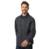 Free Country Men's Brawny Canvas Function Work Shirt In Grey