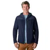 Free Country Men's Cable Fleece Brisk Jacket In Blue
