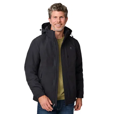 Free Country Men's Denali Mid Weight Jacket In Black
