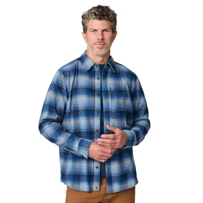 Free Country Men's Easywear Flannel Shirt In Blue