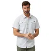 FREE COUNTRY MEN'S EXPEDITION NYLON RIP-STOP SHORT SLEEVE SHIRT