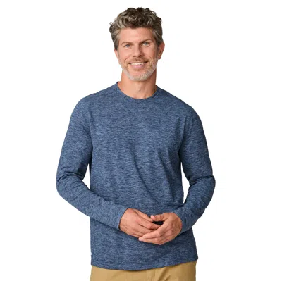 Free Country Men's Freecycle Sueded Long Sleeve Crew Neck In Multi