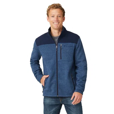 Free Country Men's Frore Ii Sweater Fleece Jacket In Blue