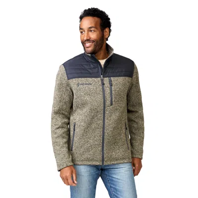 Free Country Men's Frore Sweater Knit Fleece Jacket In Multi