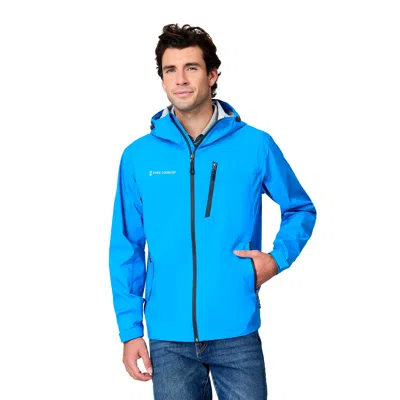 Free Country Men's Hydro Lite X2o Status Rain Jacket In Blue