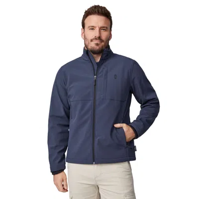 Free Country Men's Lanier Super Softshell Jacket In Blue