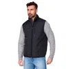 Free Country Men's Maple Creek Iv Box Quilted Puffer Vest In Black
