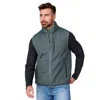Free Country Men's Maple Creek Iv Box Quilted Puffer Vest In Green