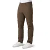 Free Country Men's Nylon Stretch Convertible Pant In Brown