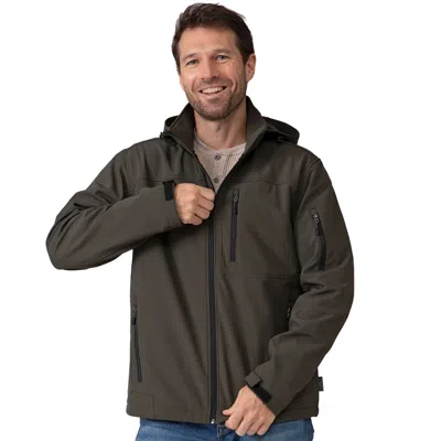 Free Country Men's Odyssey Ii Flex Super Softshell Jacket In Green