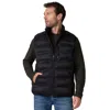 Free Country Men's Pine Creek Quilted Reversible Vest In Black