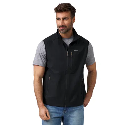 Free Country Men's Stretch Rip Stop Adventure Vest In Black