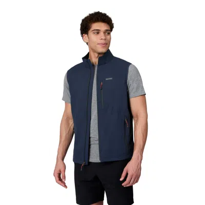 Free Country Men's Stretch Rip Stop Adventure Vest In Blue