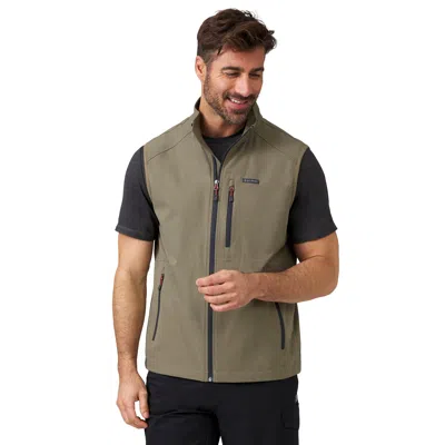 Free Country Men's Stretch Rip Stop Adventure Vest In Green