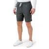 Free Country Men's Sueded Flex Shorts In Gray