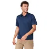 Free Country Men's Sunfree Upf Polo Shirt In Blue