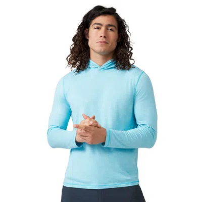 Free Country Men's Super Soft Hooded Sunshirt In Blue