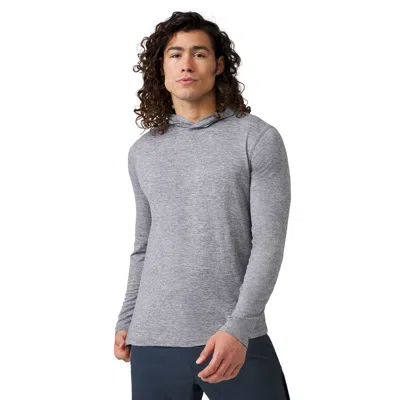 Free Country Men's Super Soft Hooded Sunshirt In Grey