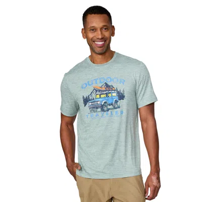 Free Country Men's Super Soft Short Sleeve Crew Tee - 2 Pack In Multi