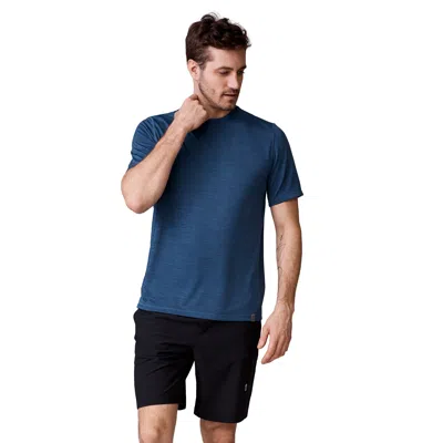 Free Country Men's Tech Jacquard Short Sleeve Crew Neck T-shirt In Multi