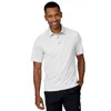 Free Country Men's Tech Pique Polo Shirt In White