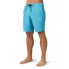 FREE COUNTRY MEN'S TEXTURED SOLID CARGO SURF SWIM SHORT