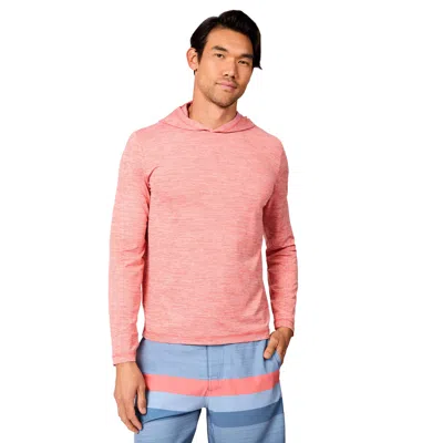 Free Country Men's Textured Sunfree Upf Hoodie In Pink
