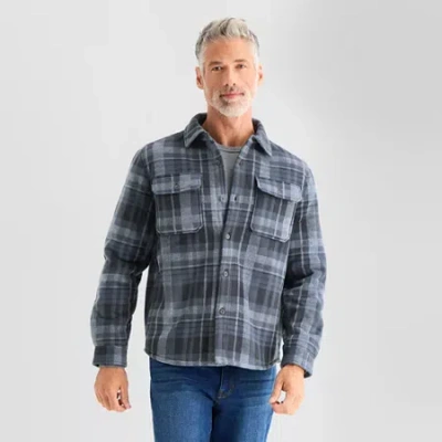 Free Country Mens Fleece Lightweight Jacket In Multi