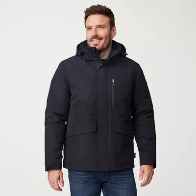 Free Country Mens Removable Lining Heavyweight System Jacket In Black
