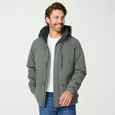 Free Country Mens Removable Lining Heavyweight System Jacket In Gray
