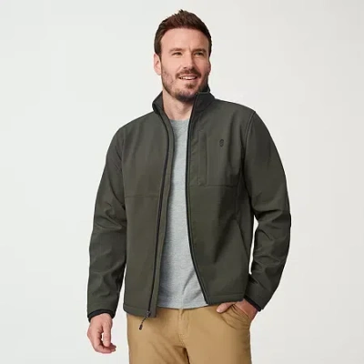 Free Country Mens Water Resistant Lightweight Softshell Jacket In Green