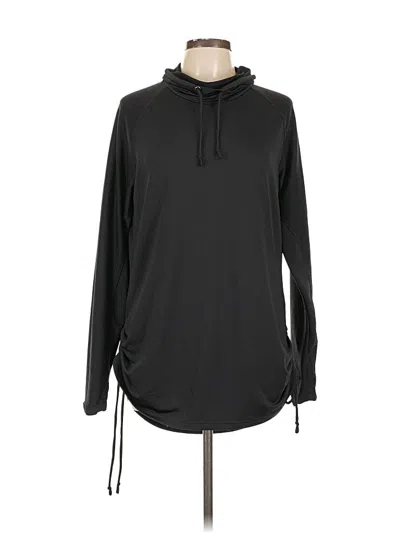 Pre-owned Free Country Pullover Hoodie In Black