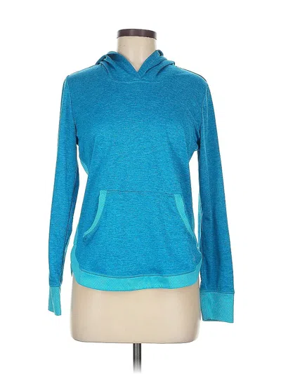 Pre-owned Free Country Pullover Hoodie In Blue