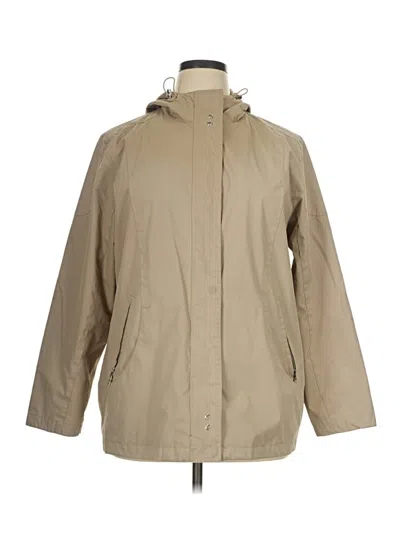 Pre-owned Free Country Raincoat In Tan