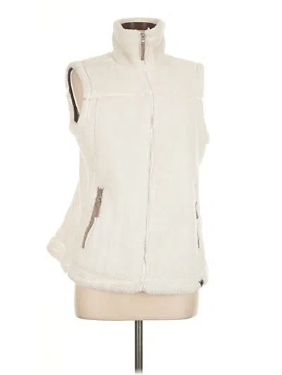 Pre-owned Free Country Sweater Vest In White