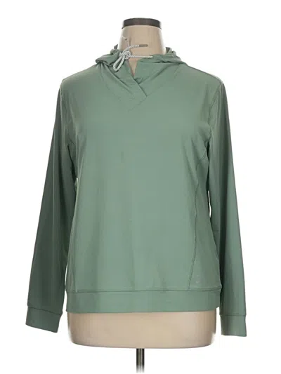 Pre-owned Free Country Sweatshirt In Green